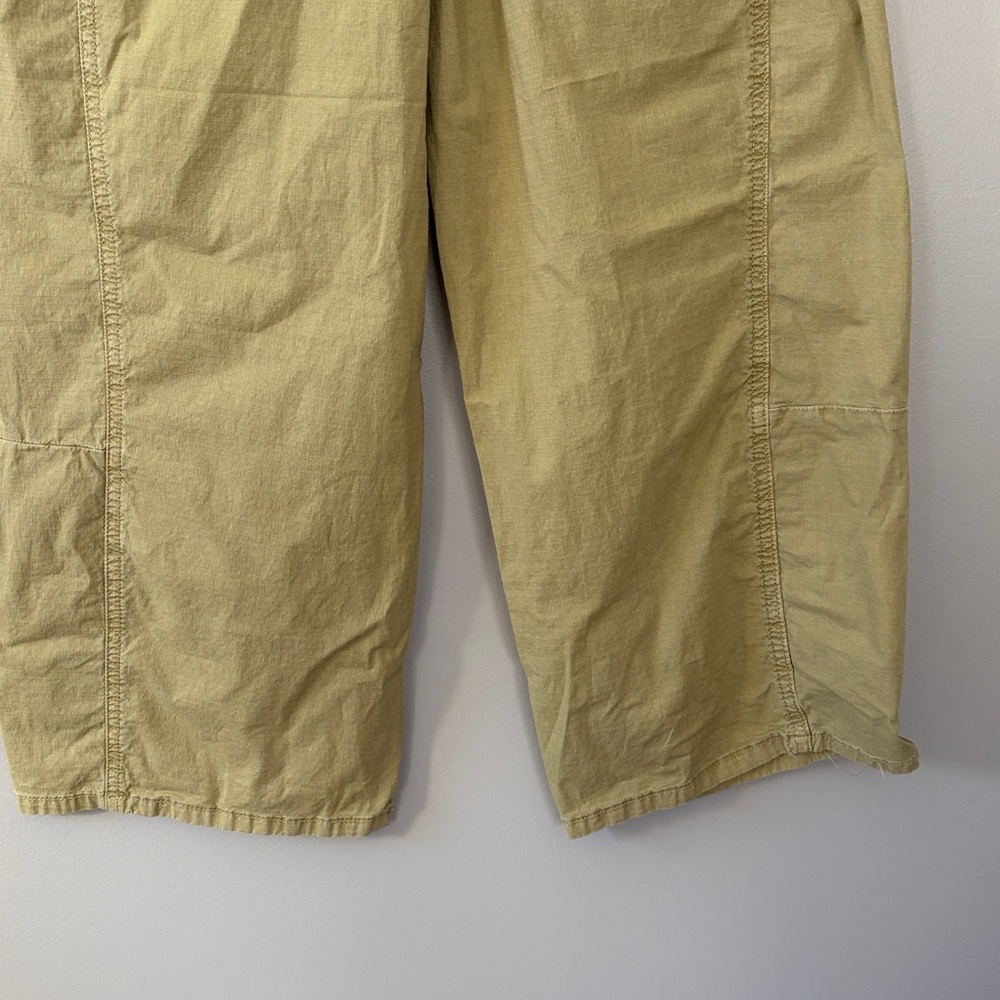 Pilcro‎ Kenna Mid Rise Heritage Barrel Pants Size 25P Anthropologie Wide Leg Tan - Picture 9 of 13